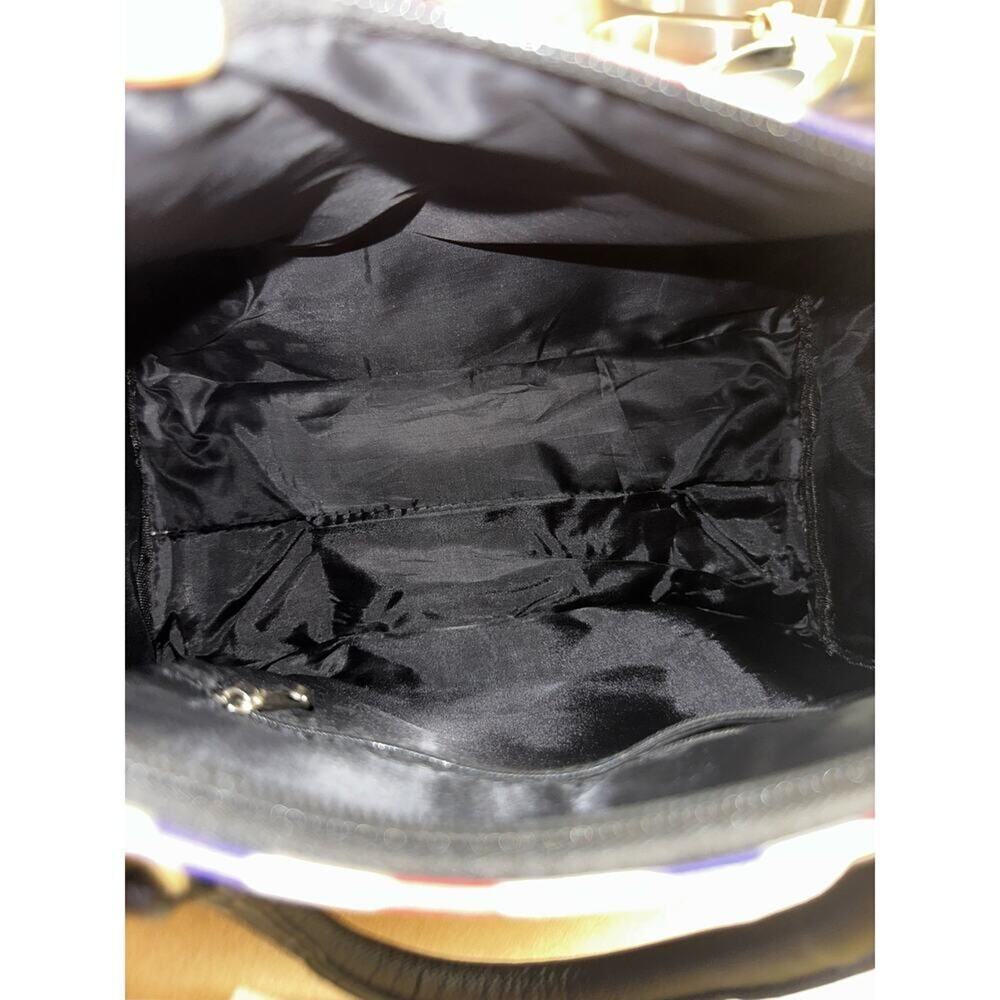Glam So Chic NYC Graphic Faux Leather Purse Zip Top Closure‎ - Picture 7 of 7